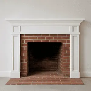 Fireplace after service